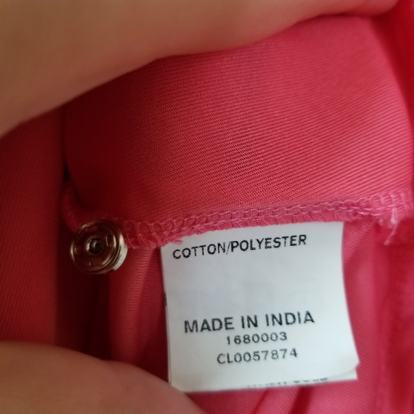 Eshakti 1X Pink Lined Dress Faux Wrap Plus 18 W 20 - Picture 8 of 12